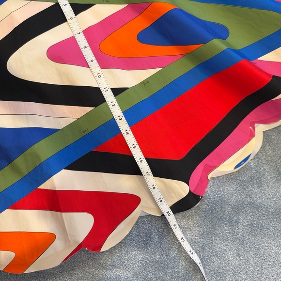 Pucci Printed Geometric Swirl Skirt - Picture 10 of 14